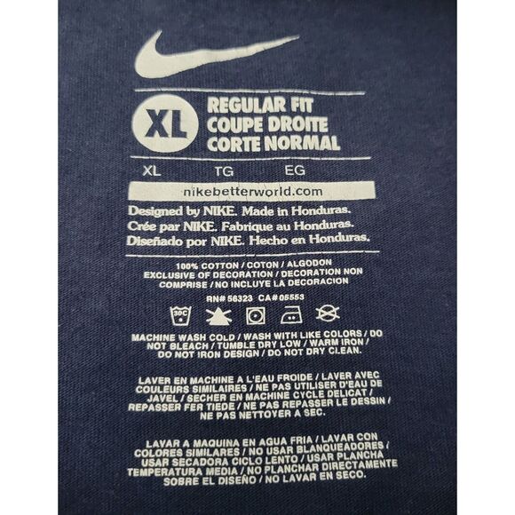 Nike Men's XL Regular Fit Penn State PRIDE Short Sleeve T-Shirt Blue Pre-Owned - Picture 5 of 6